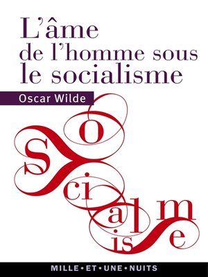cover image of L'Âme de l'homme sous le socialisme